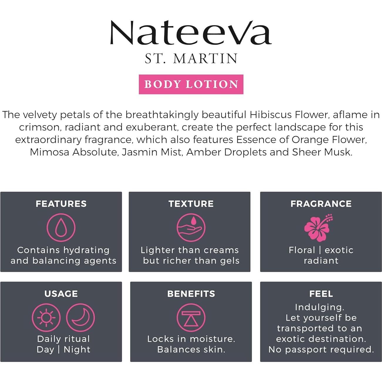 Loción Corporal Hidratante St. Martin Flor de Hibisco 200ml