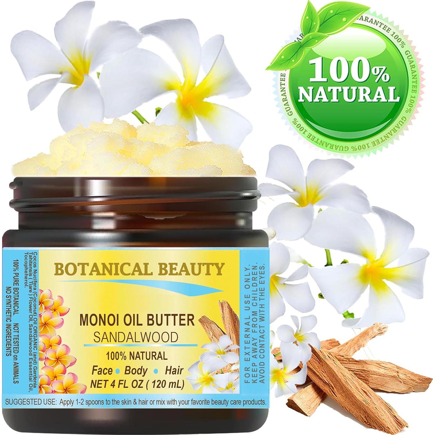 Mantequilla de Aceite Monoi Sándalo 118 ml Belleza Botánica