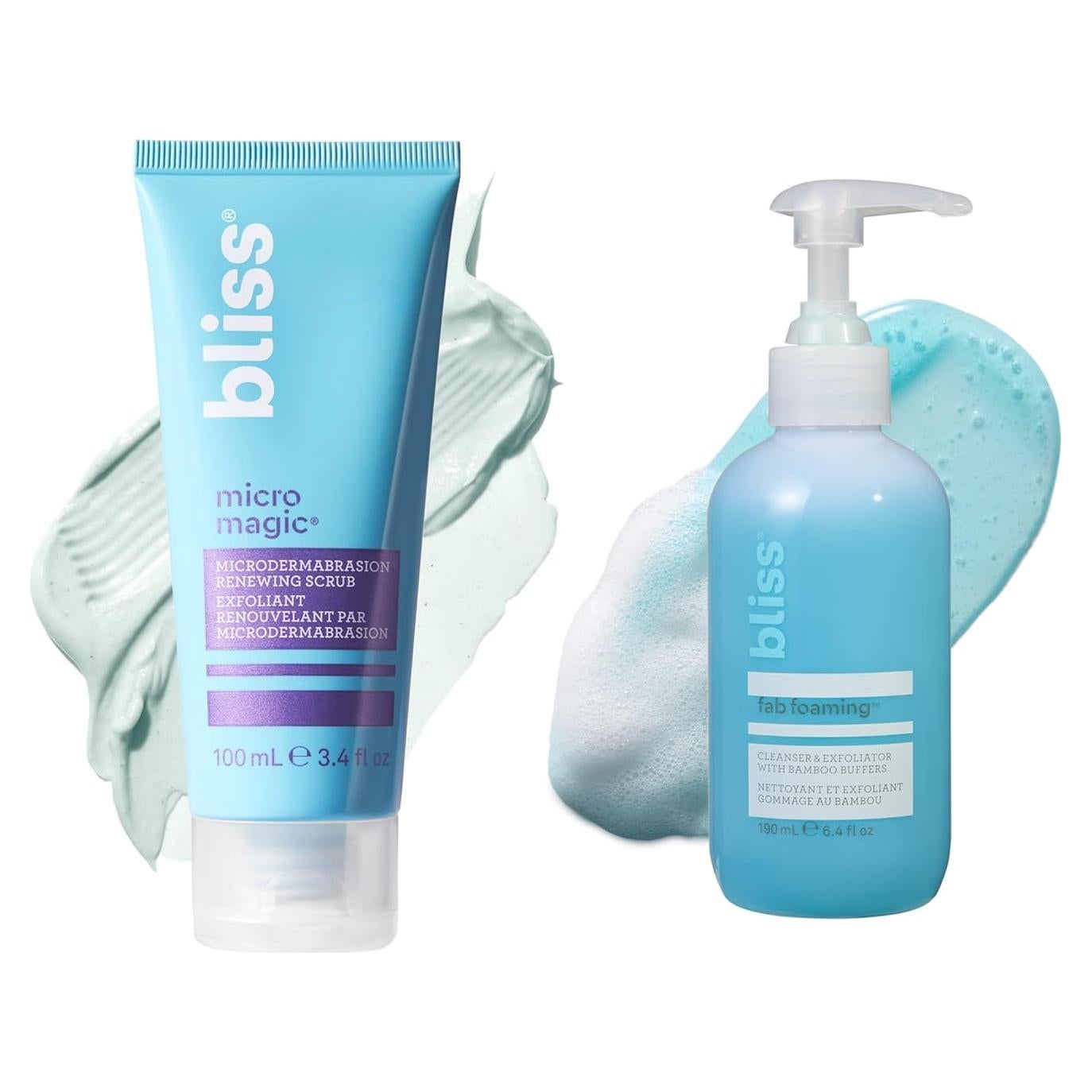 Exfoliante Facial Bliss Micro Magic 2-en-1 Limpiador 381g