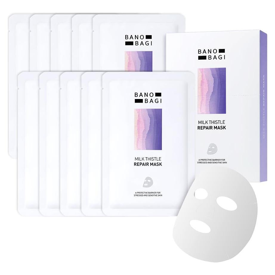 Mascarilla Facial Reparadora Eternal & Cosmetics 10EA - Cardo Lechero