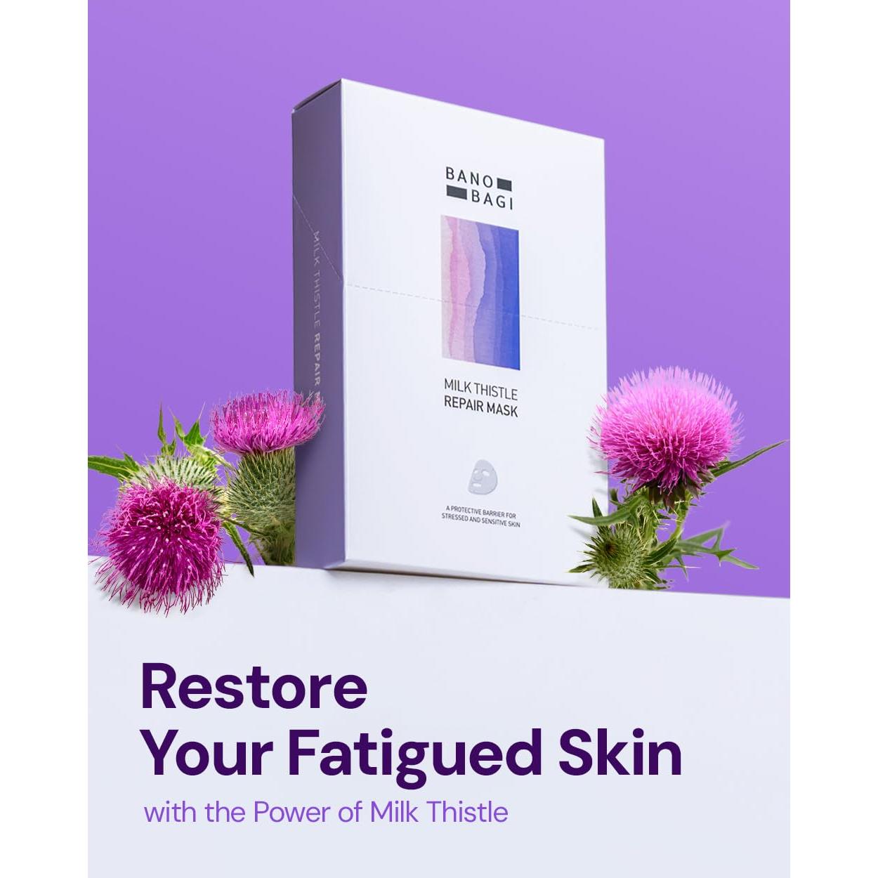 Mascarilla Facial Reparadora Eternal & Cosmetics 10EA - Cardo Lechero