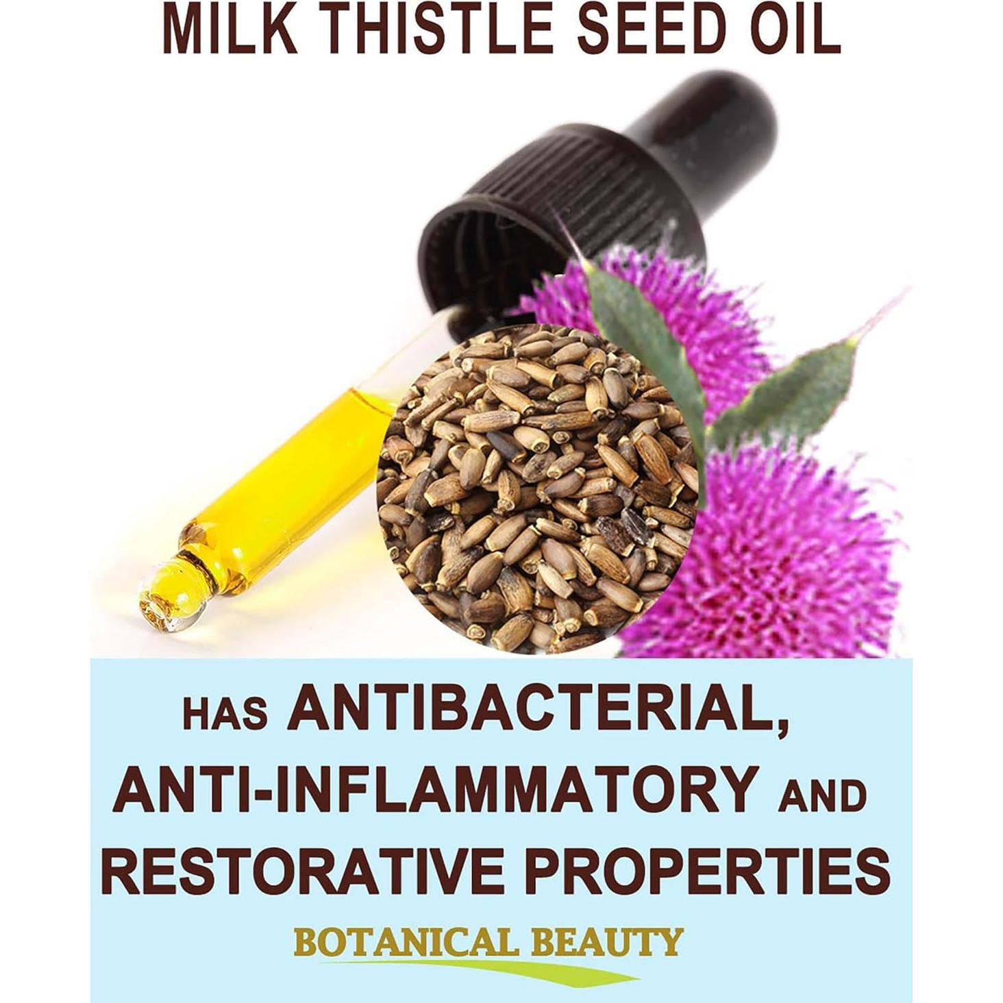 Aceite de Semilla de Cardo Lechoso 100% Puro 60 ml - Silybum marianum