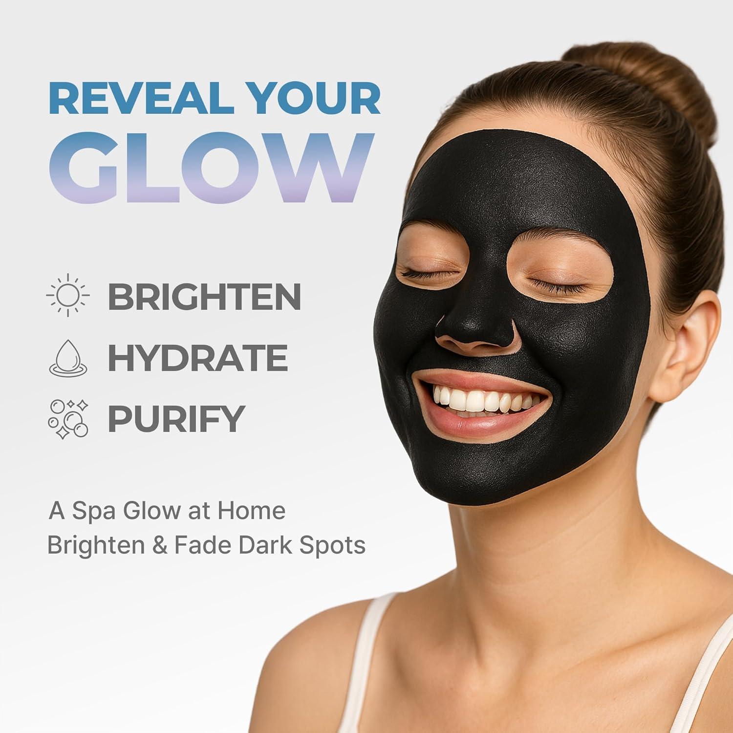 Mascarilla Negra Iluminadora RAWQUEST Cardo Lechero 5 Piezas