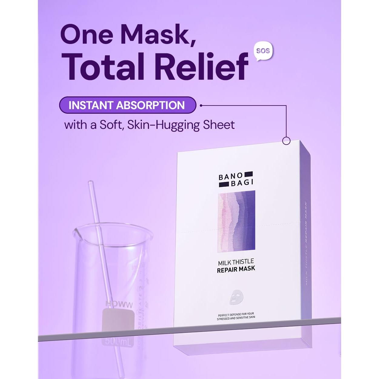 Kit de Cuidado de Piel Coreano Dermameal - Mascarilla y Suero