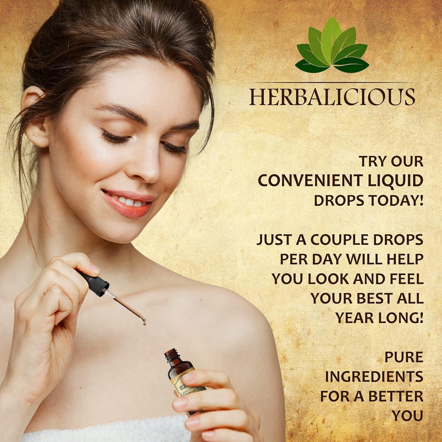 Extracto de Cardo Mariano HERBALICIOUS 59 ml - Suplemento Hepático