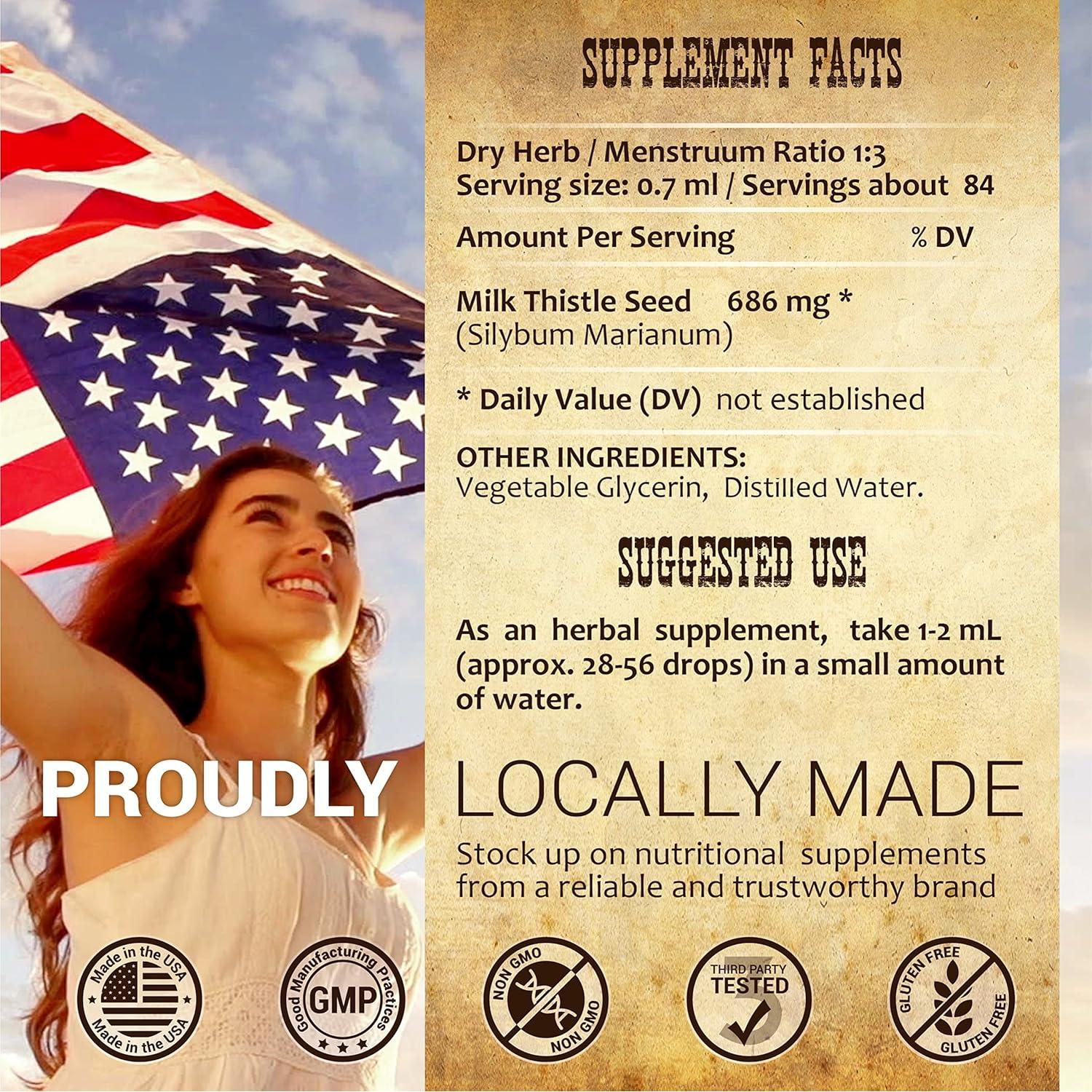 Extracto de Cardo Mariano HERBALICIOUS 59 ml - Suplemento Hepático