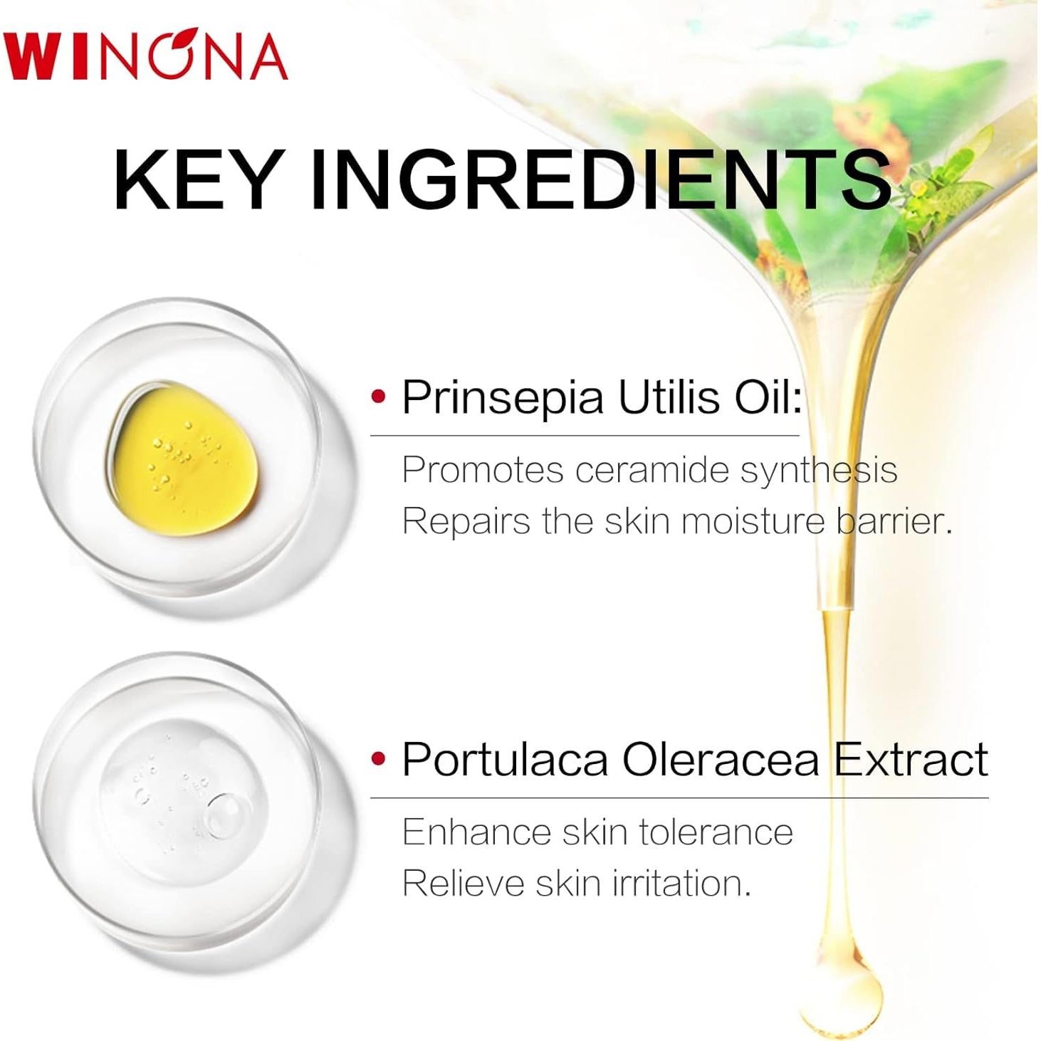 Crema Hidratante Facial Winona 15.87g para Piel Sensible