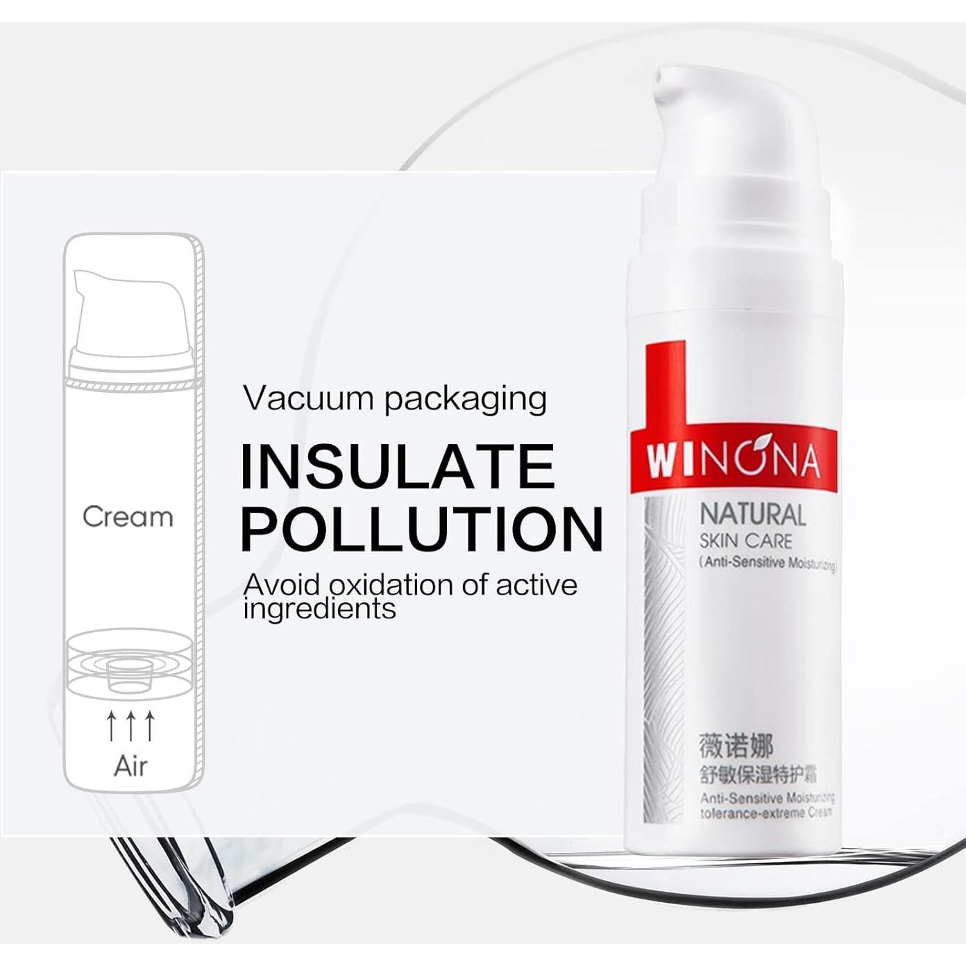 Crema Hidratante Facial Winona 15.87g para Piel Sensible