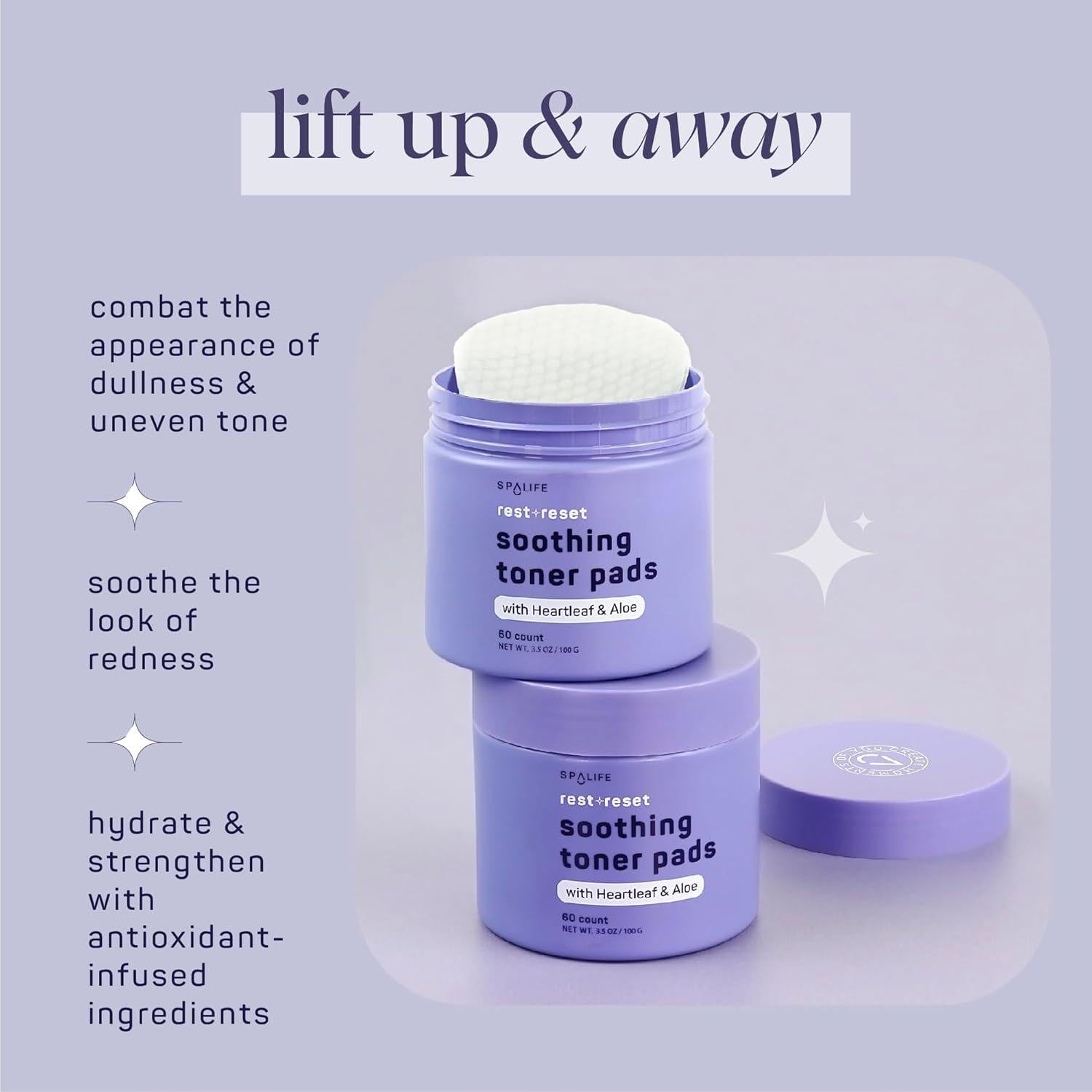 Almohadillas Tónicas SpaLife Descanso + Reinicio 330g