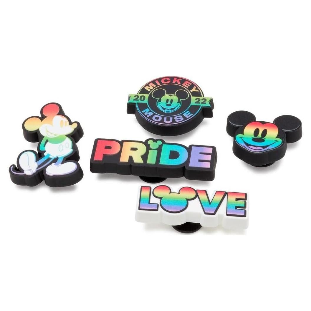 Jibbitz para Crocs Disney | 5 Pack Celebración Arcoíris