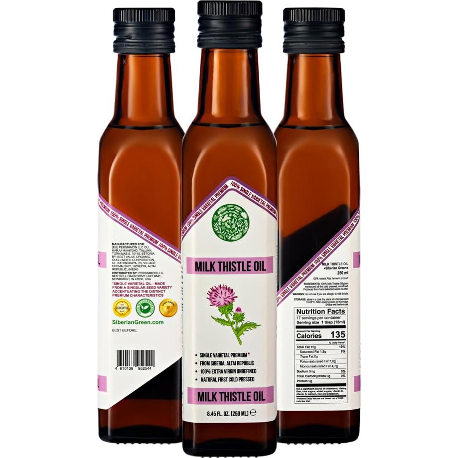 Aceite de Cardo Mariano Verde Siberiano Best Value 250ml