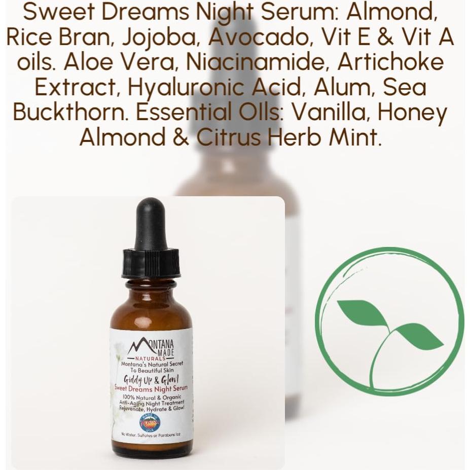 Sérum Facial Antienvejecimiento Montana Made 30 ml - Hidratante Nocturno