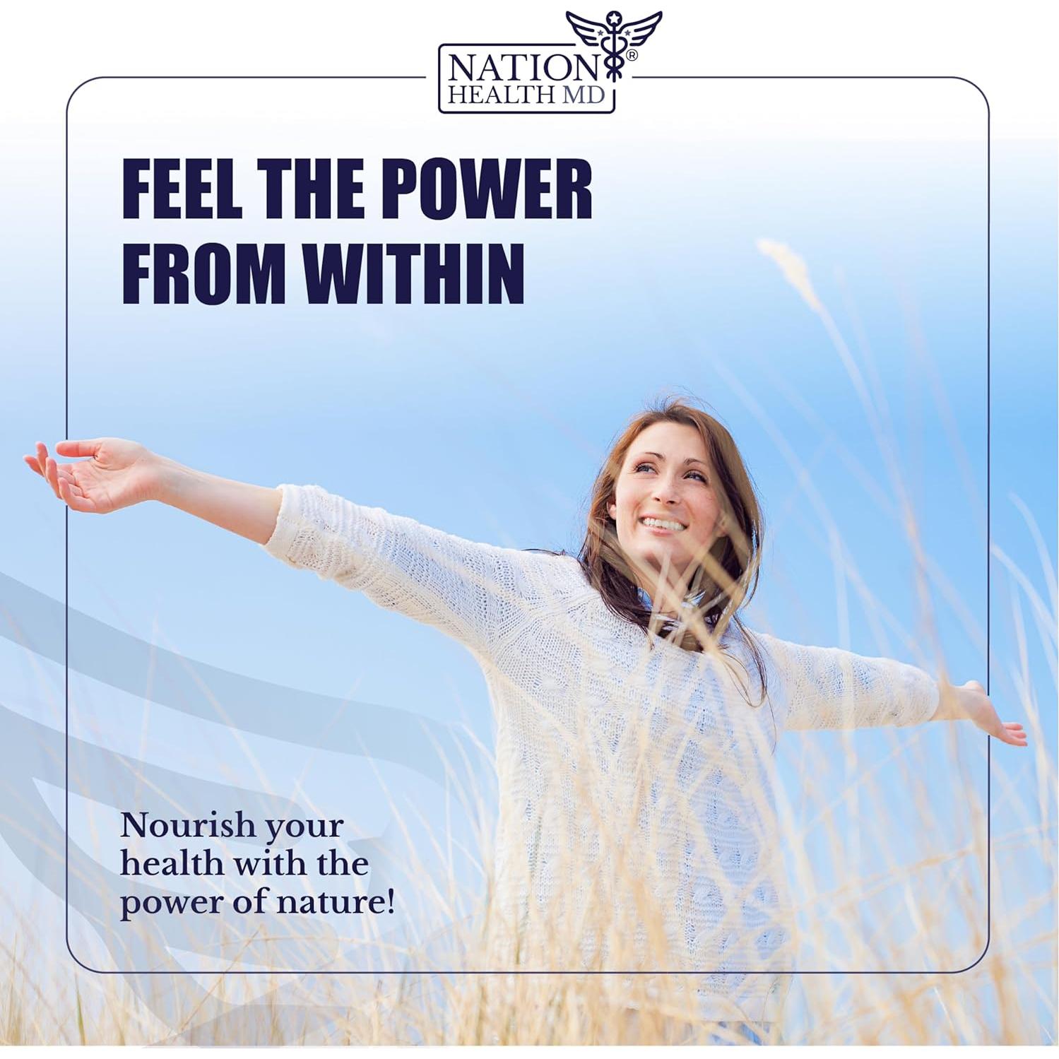 Suplemento Renovar Hígado Nation Health MD - 360 Cápsulas