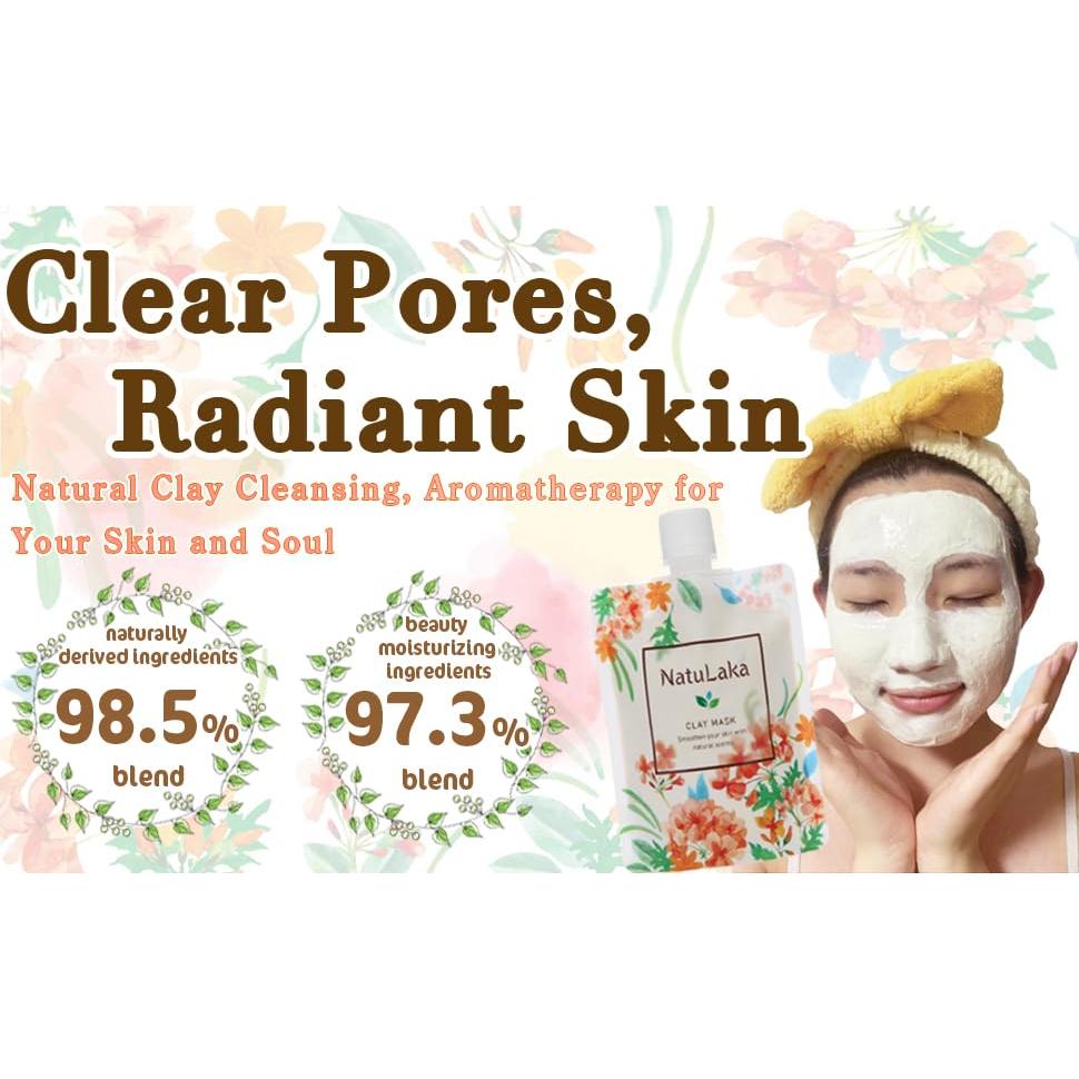 Mascarilla Desintoxicante de Arcilla 98.5% Natural Miraichi 100g