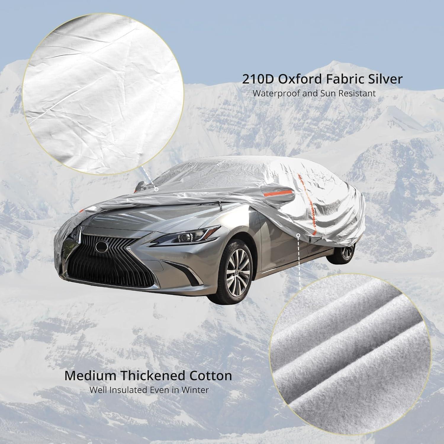 Funda de Coche Impermeable Anbte 490x190x150 cm Universal