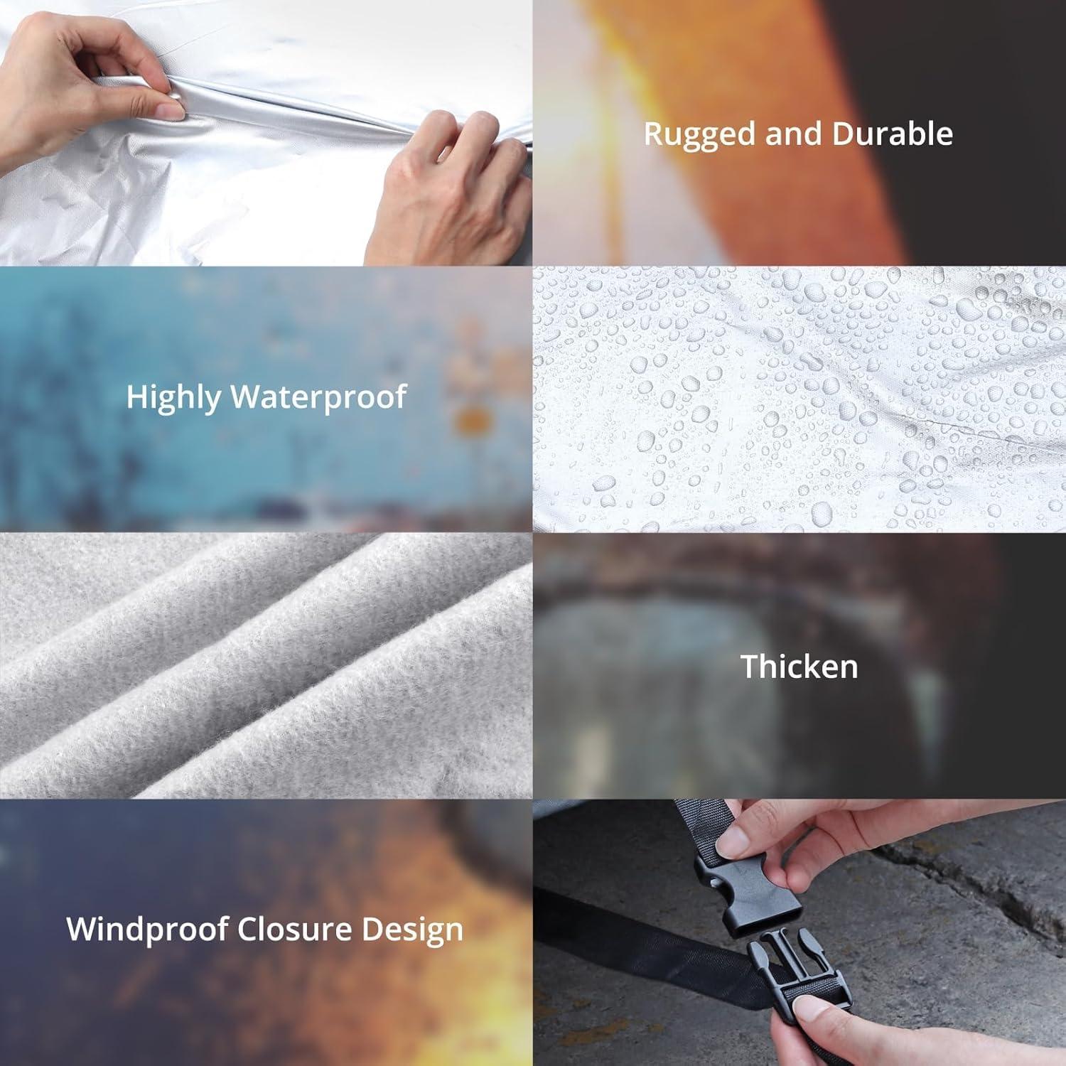 Funda de Coche Impermeable Anbte 490x190x150 cm Universal