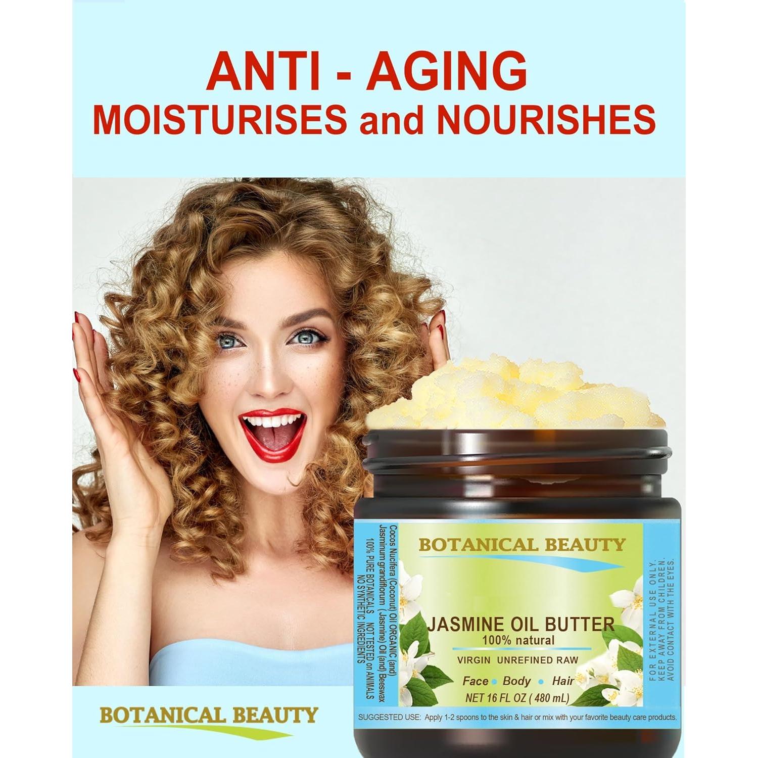 Mantequilla de Aceite de Jazmín Botánico 100% Natural 120 ml