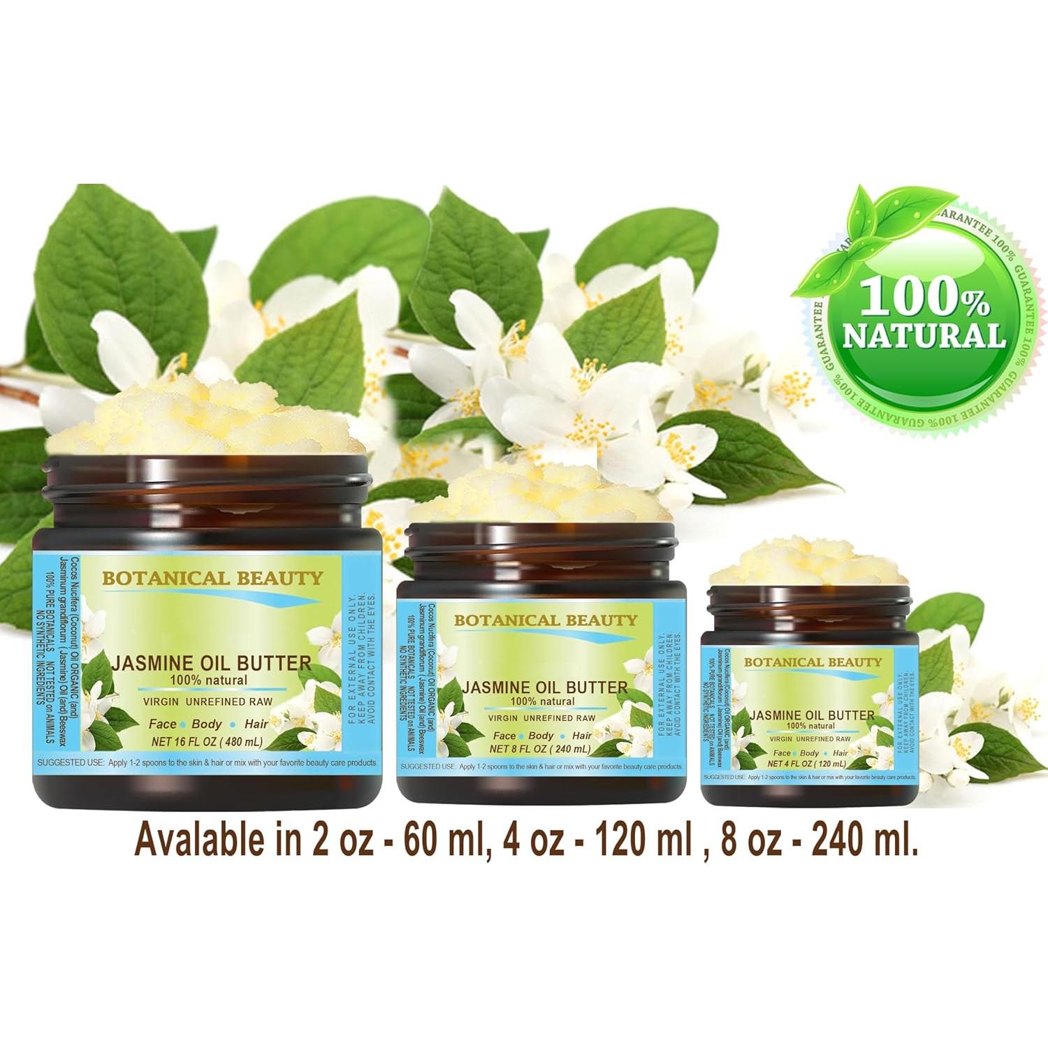 Mantequilla de Aceite de Jazmín Botánico 100% Natural 120 ml