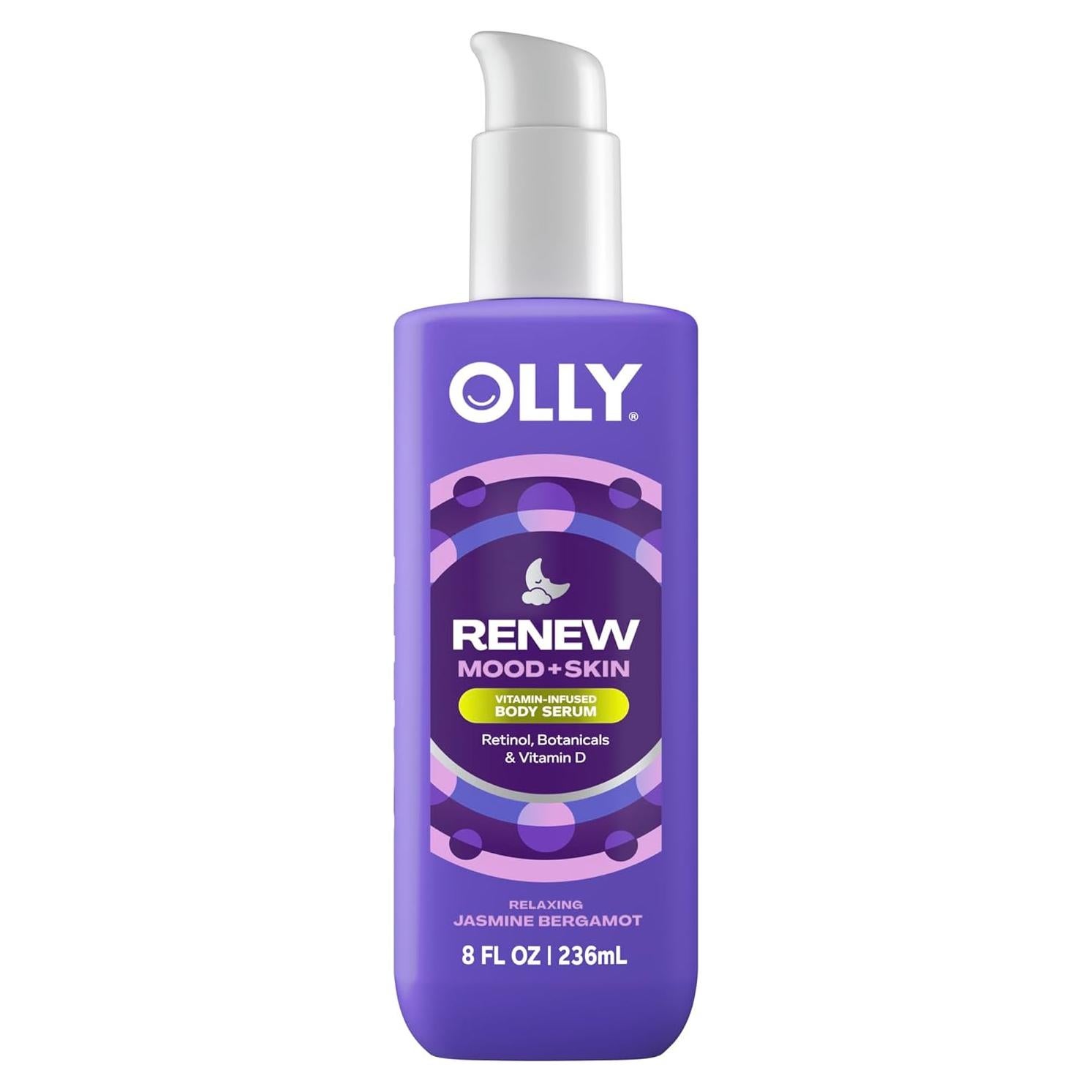Serum Corporal OLLY Renew Mood + Skin 226.8g - Hidratante con Retinol y Vitamina D