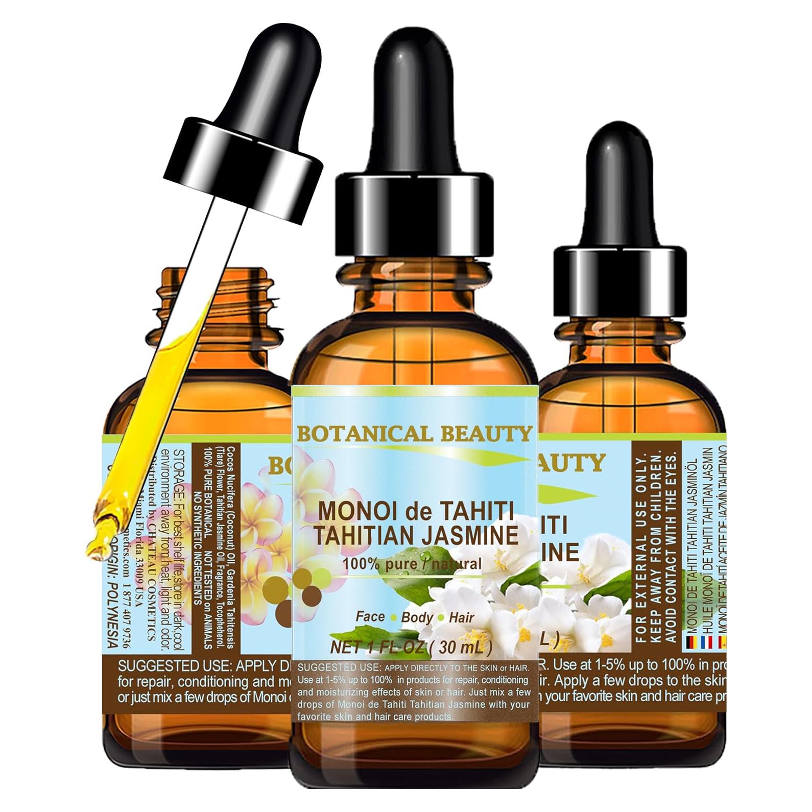 Aceite Monoi de Tahiti Jazmín Tahitiano Belleza Botánica 30ml