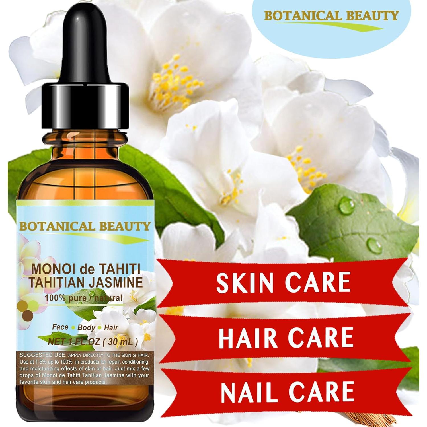Aceite Monoi de Tahiti Jazmín Tahitiano Belleza Botánica 30ml