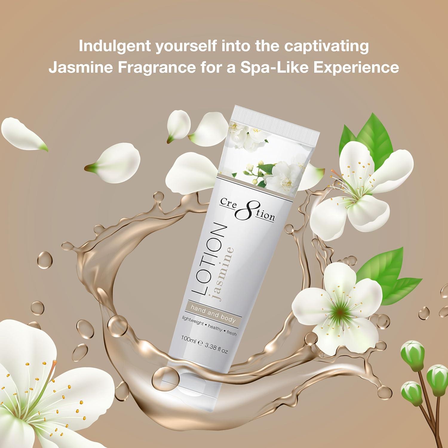 Cre8tion Loción Hidratante de Jazmín para Manos y Cuerpo 97.6 ml