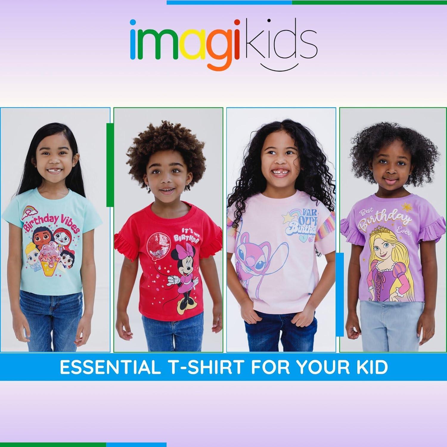 Camiseta de Cumpleaños Disney Junior Niñas Talla 2T a 16