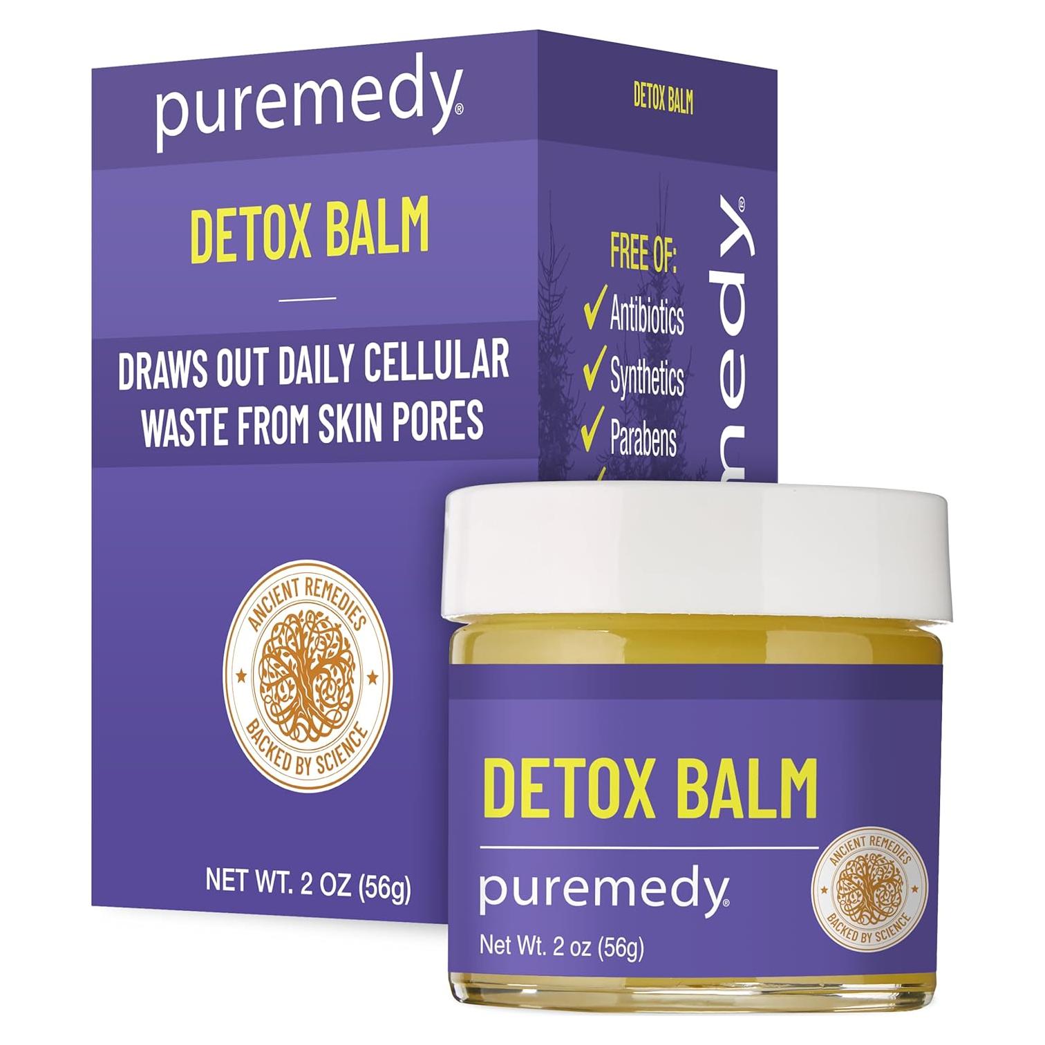 Bálsamo Detox Puremedy 56g - Tratamiento Herbal Orgánico Piel
