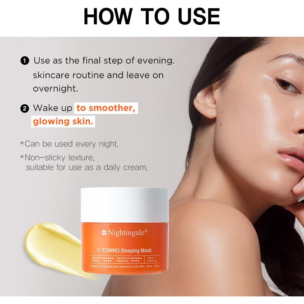 Mascarilla de Noche C Toning Nightingale 1200g Hidratante