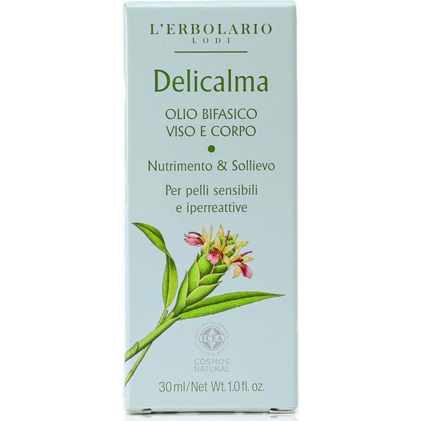 Aceite Facial y Corporal L'Erbolario Delicalma 136 g - Jengibre
