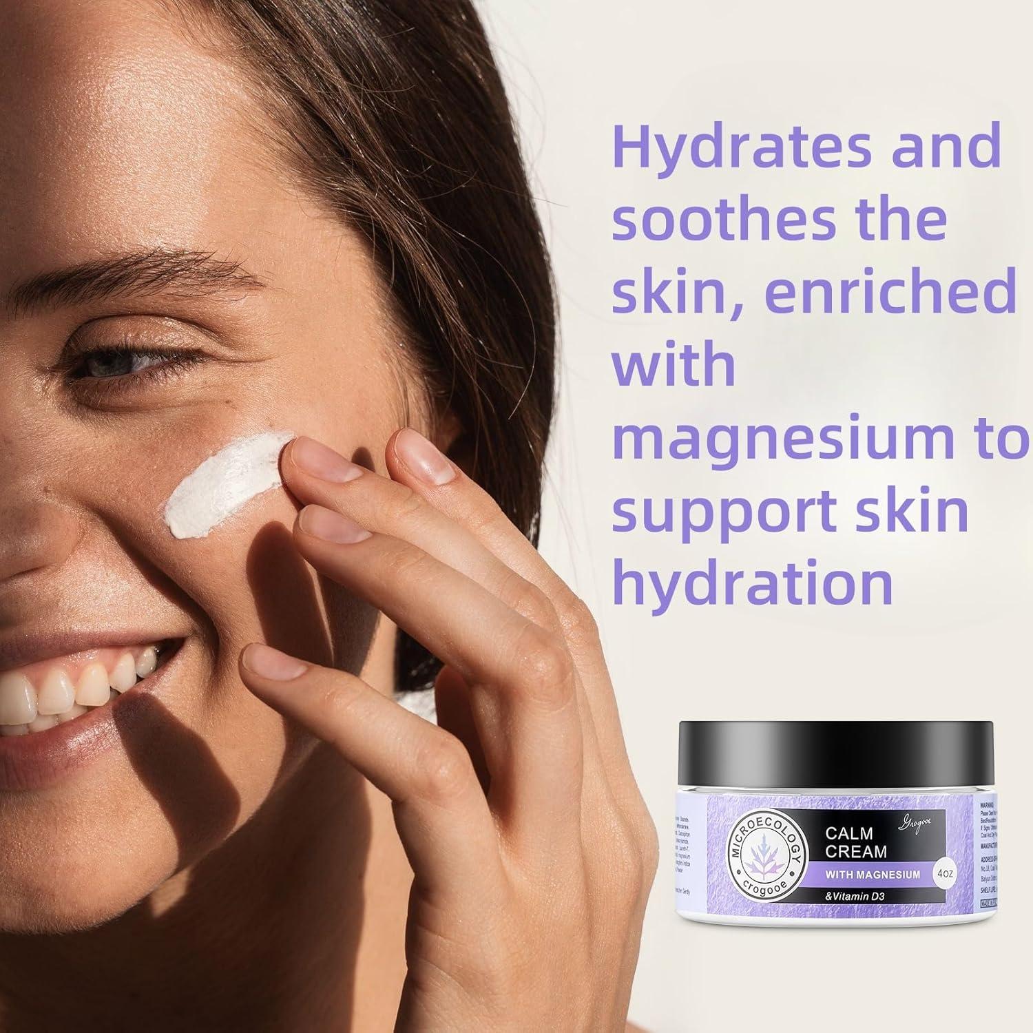 Crema Corporal Hidratante de Magnesio Crogooe 140 g - Lavanda