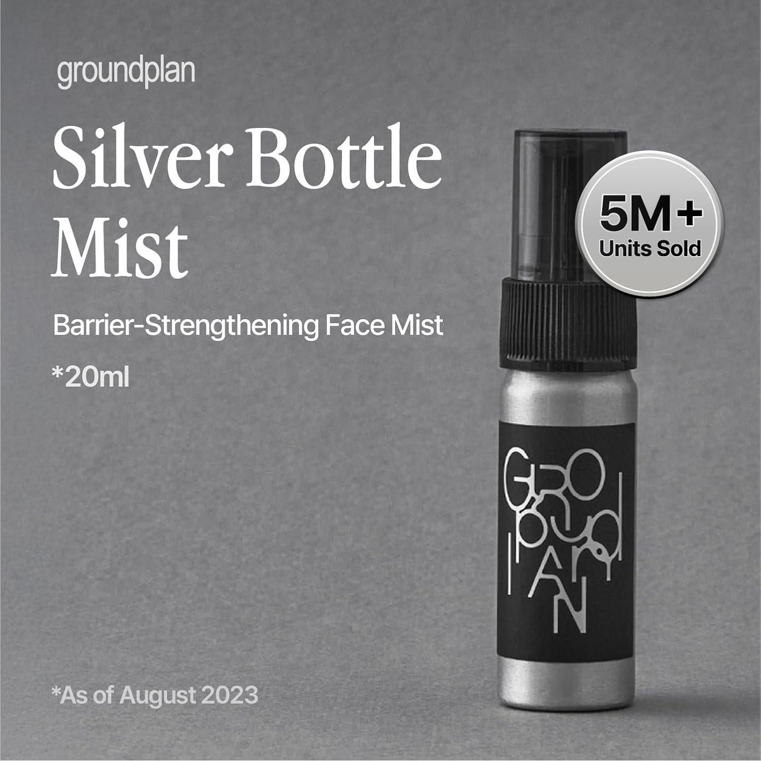 Spray Facial Hidratante Groundplan 20 ml - Multiusos Natural