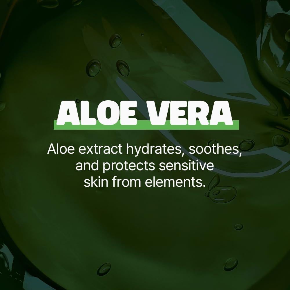 Crema Calmante de Aloe Vera 310ml - Hidratante Facial Hipoalergénica