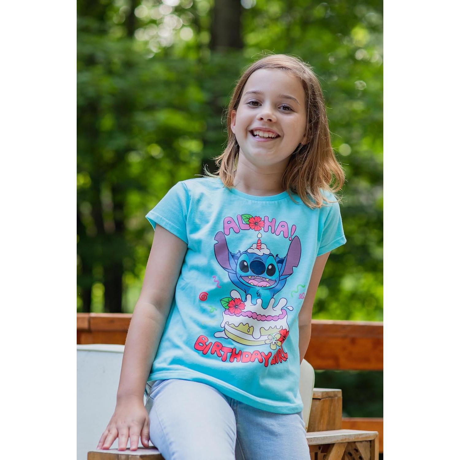 Camiseta Cumpleaños Disney Junior Niñas Talla 2T a 16