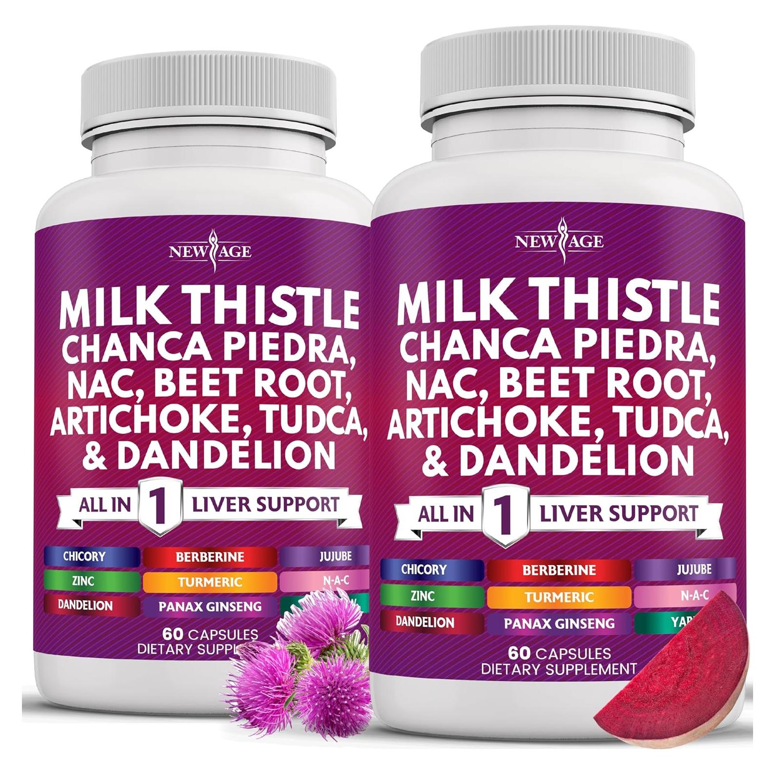 Suplemento Hepático Nueva Edad 120 Cápsulas 28 en 1