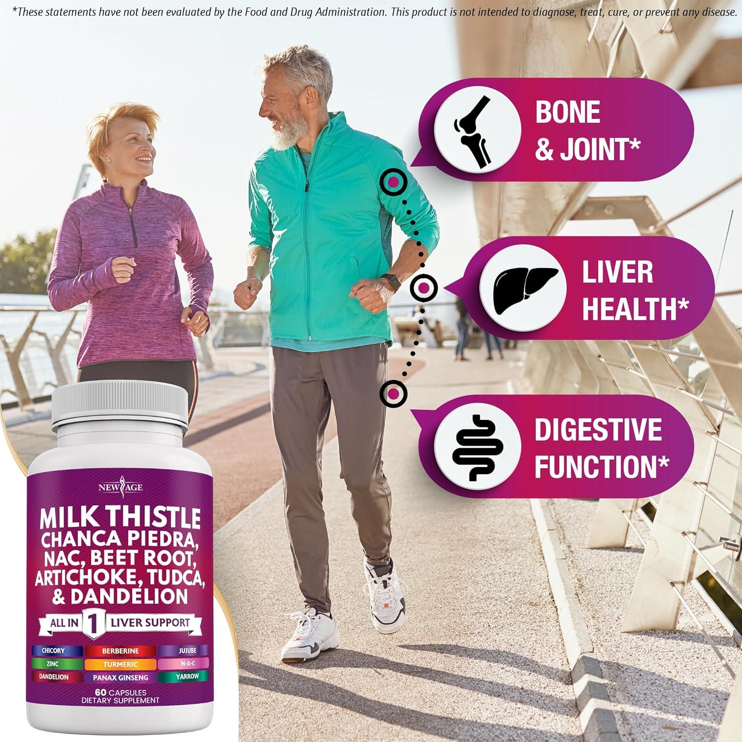 Suplemento Hepático Nueva Edad 120 Cápsulas 28 en 1