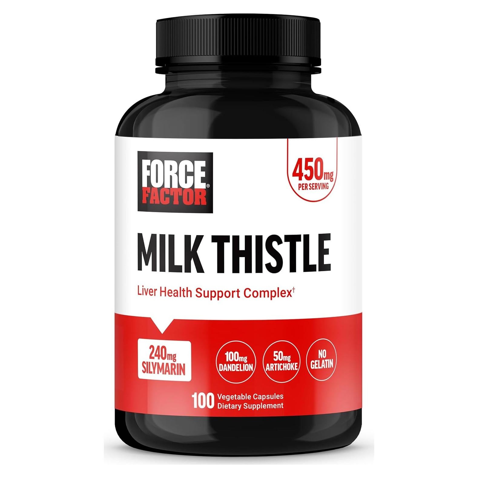 Suplemento Hepático Cardosanto Force Factor 300mg 100 Cápsulas