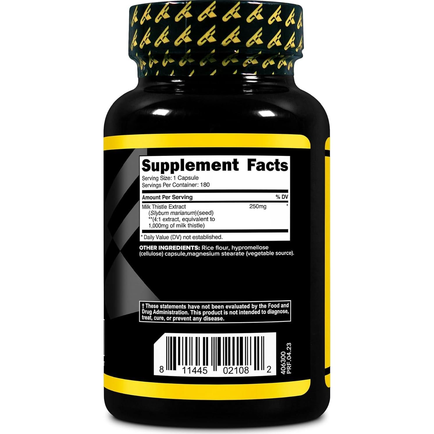 Suplemento Dietético Cardo Mariano PrimaForce 180 Cápsulas 1000mg