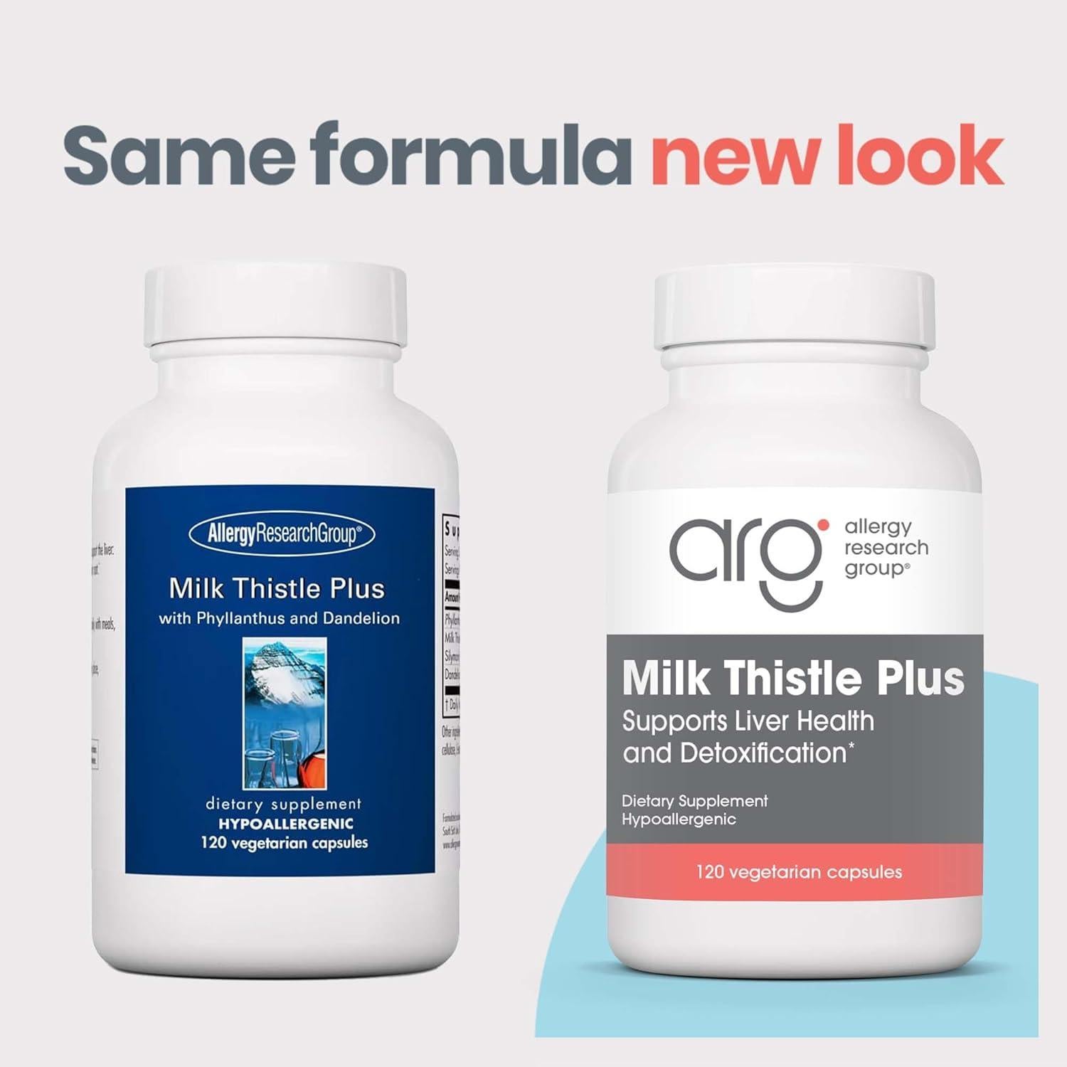 Suplemento Cardo Mariano Plus Allergy Research - 120 Cápsulas