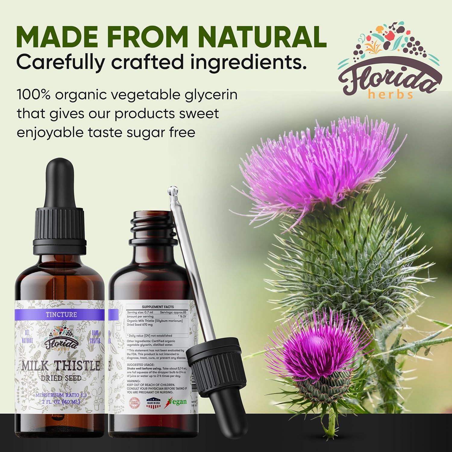 Extracto Líquido de Raíz de Cardo Mariano Orgánico 59 ml - Sin Alcohol