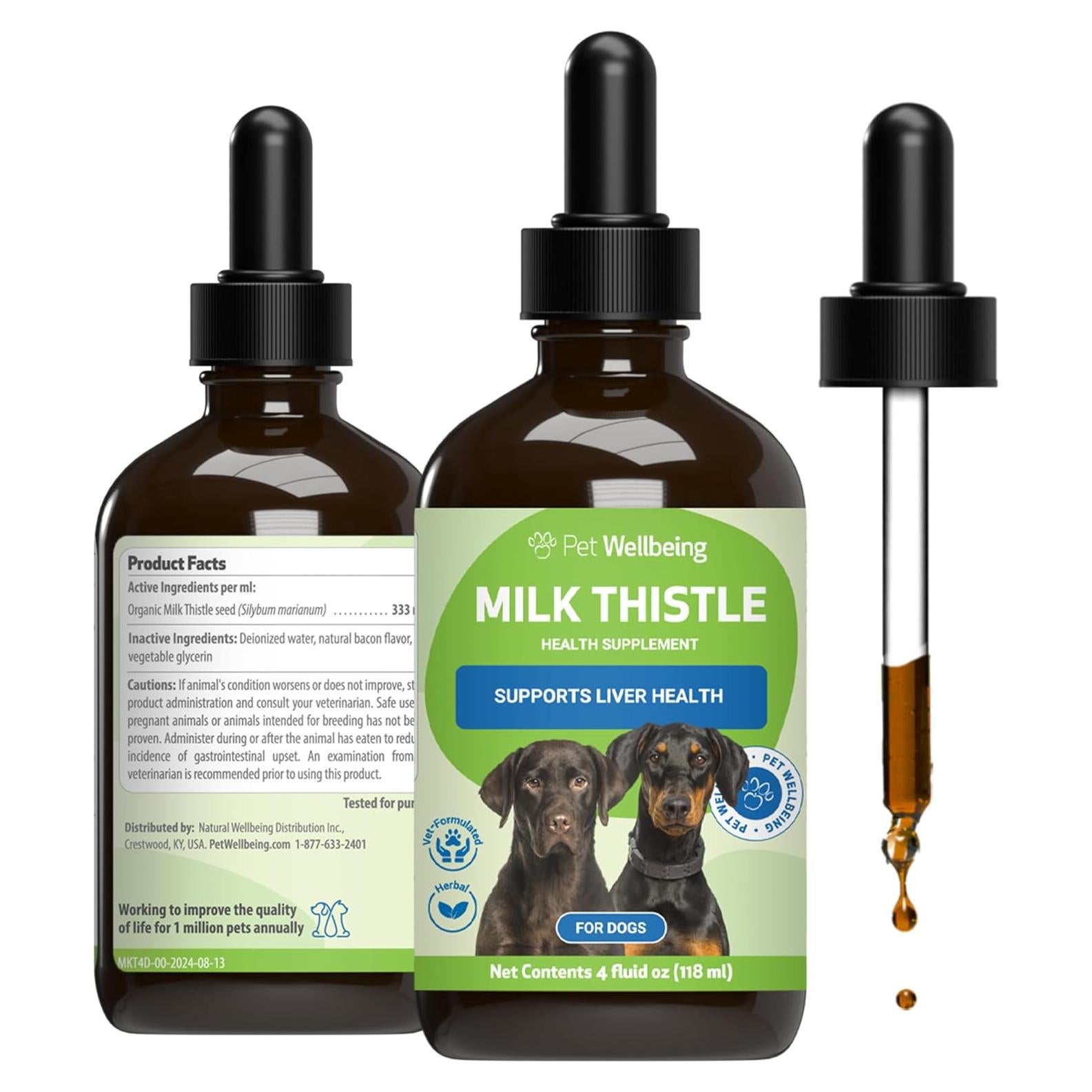 Cardo Mariano Pet Wellbeing 118 ml - Suplemento Hepático Orgánico