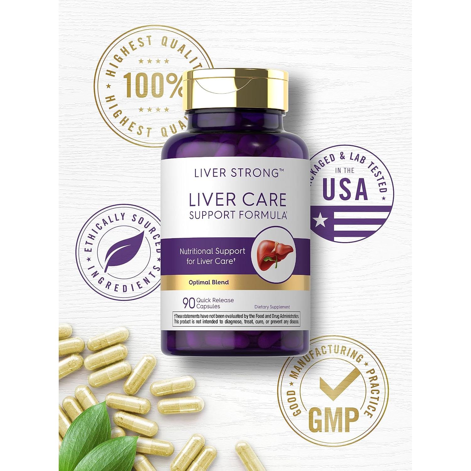 Suplemento Hepático Carlyle | 90 Cápsulas | Sin Gluten y OGM