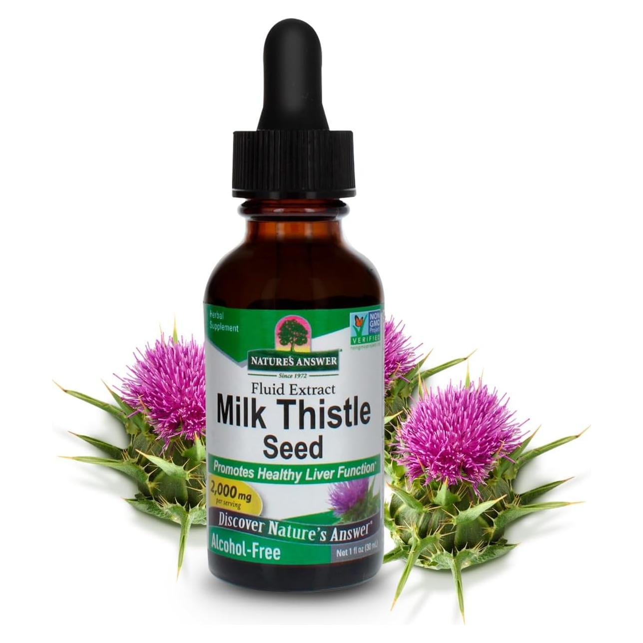 Extracto de Cardo Mariano Nature's Answer 30 ml x2 | Desintoxicante