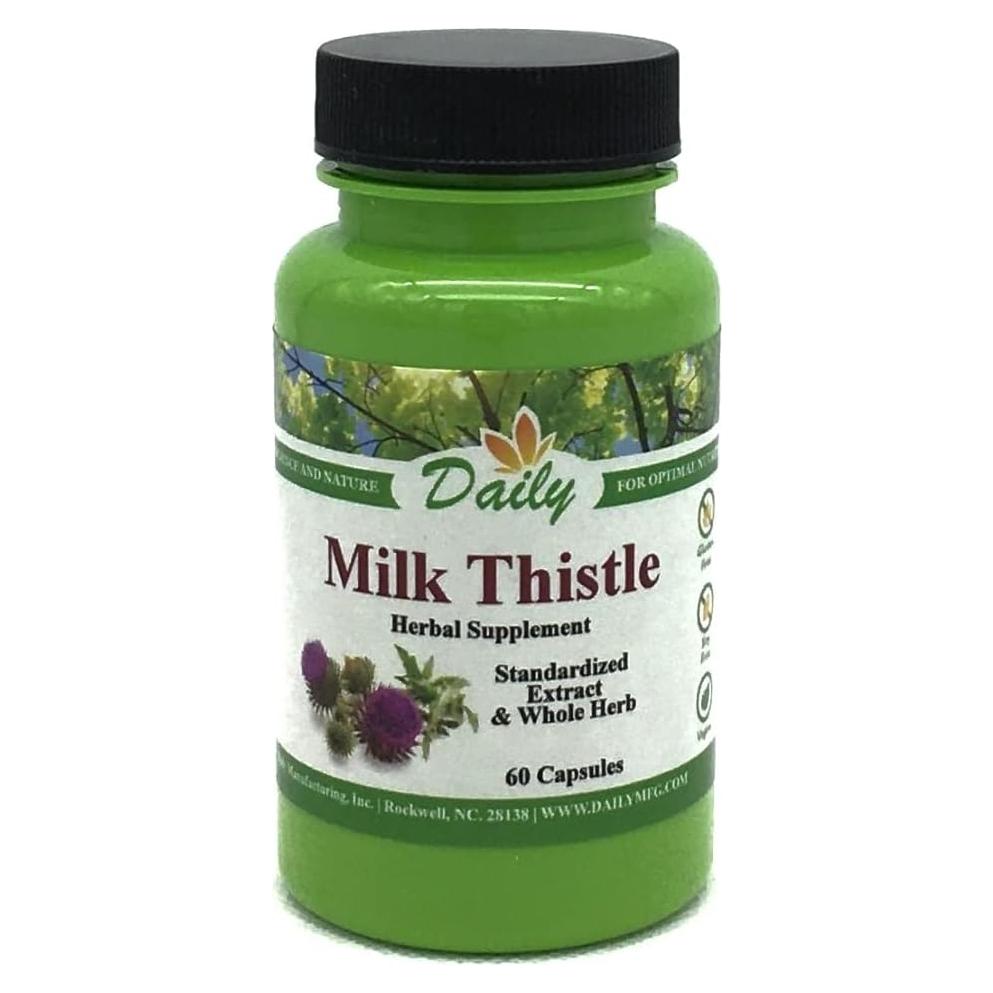 Cardo Mariano Daily Manufacturing 60 Cápsulas Veganas 500 mg