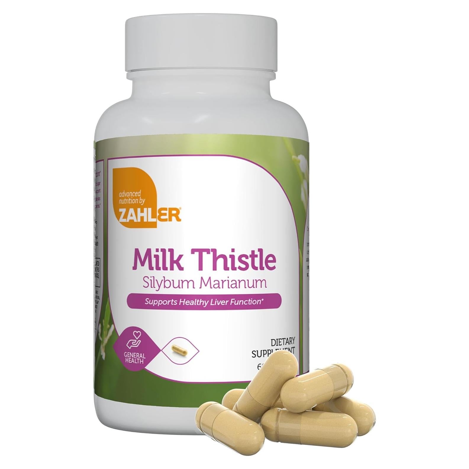 Cápsulas de Cardo Mariano Zahler 450mg - Apoyo Hepático