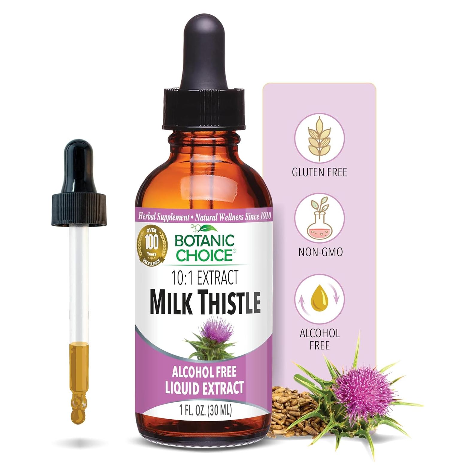 Extracto Líquido de Cardo Mariano Botanic Choice 29.57 ml