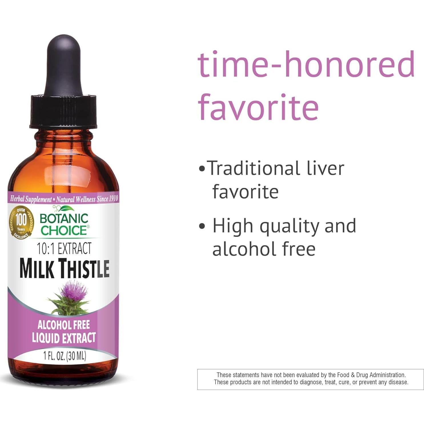 Extracto Líquido de Cardo Mariano Botanic Choice 29.57 ml