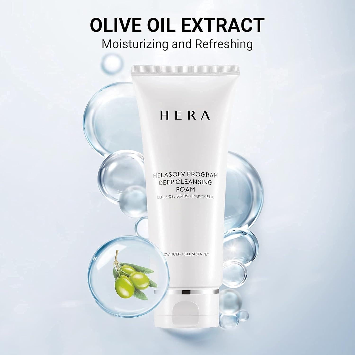 Limpiador Facial Espumoso HERA 187g - Antioxidante e Hidratante