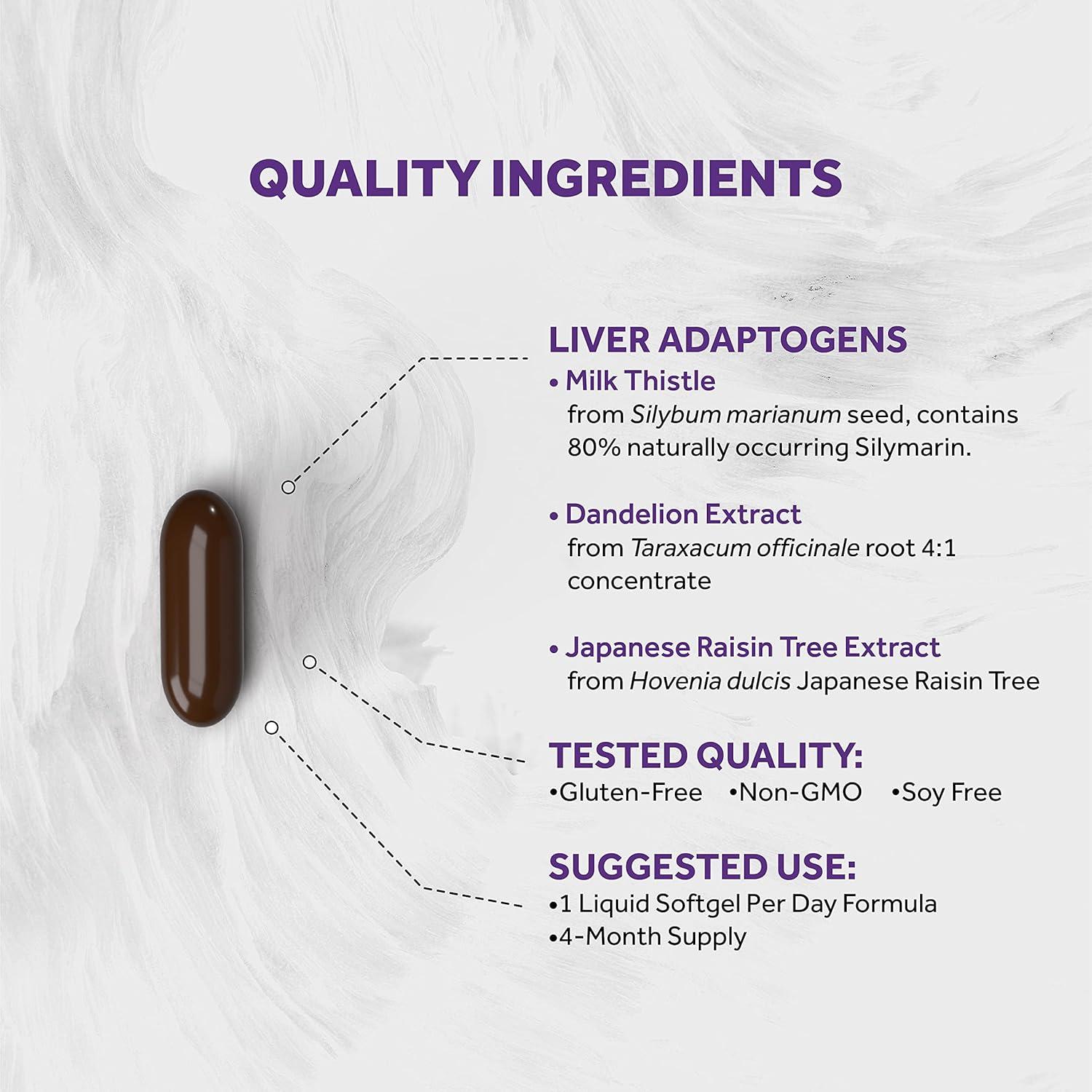 Silymarina Naturalis 1300mg con Complejo B y Aminoácidos - 120 Cápsulas