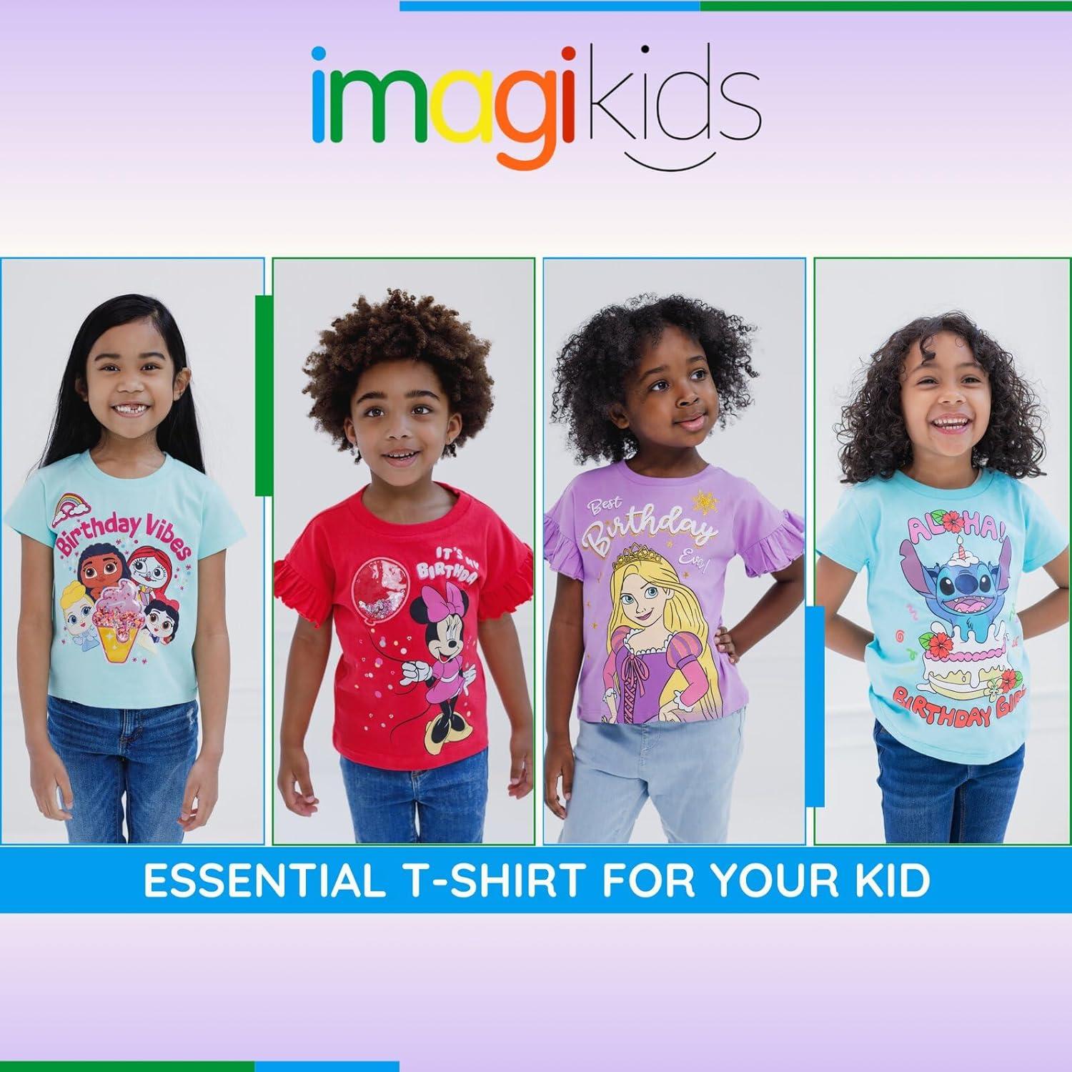 Camiseta Cumpleaños Disney Junior Niñas Talla 2T a 14-16